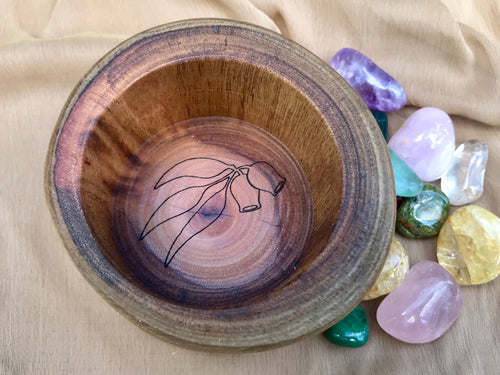 Wooden Trinket Bowl - Large