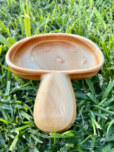 Wooden Mini Mushroom Tray