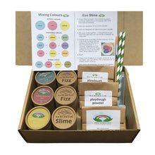 Load image into Gallery viewer, Eco Craft Kit: Eco Crayons, Paints, Slime, Fizz, Playdough &amp; Tools