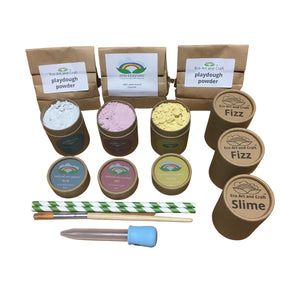 Eco Craft Kit: Eco Crayons, Paints, Slime, Fizz, Playdough & Tools