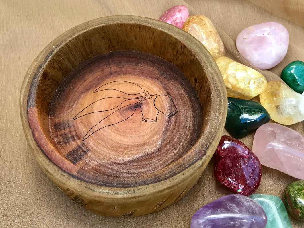 Wooden Trinket Bowl - Small