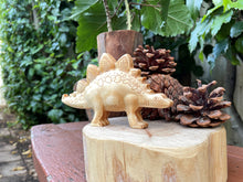 Load image into Gallery viewer, Wooden Stegosaurus / Stella Steggy