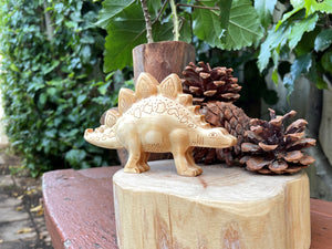 Wooden Stegosaurus / Stella Steggy