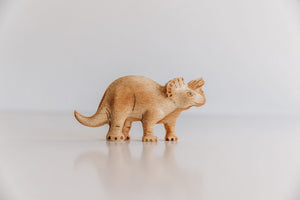 Wooden Triceratops ON SALE 40% OFF