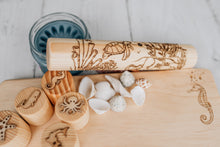 Load image into Gallery viewer, Wooden Engraved Roller - Ocean