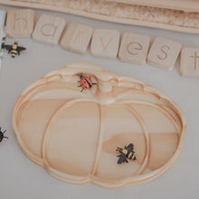 Load image into Gallery viewer, Wooden Pumpkin Trinket Tray
