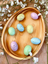 Load image into Gallery viewer, Wooden Mini Speckled Egg Trinket Tray