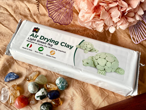 Pastel Green Air Drying Clay - 1kg