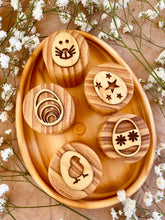 Load image into Gallery viewer, Easter Wooden Stamps - Eggs