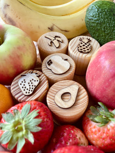 Wooden Fruit Stamps