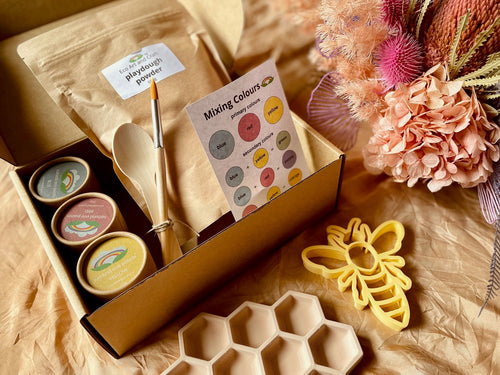 Playdough Powder and Paint Kit: Gluten Free Playdough