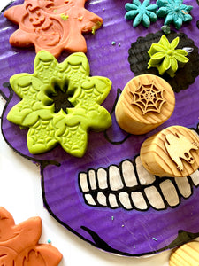 Wooden Halloween Stamps