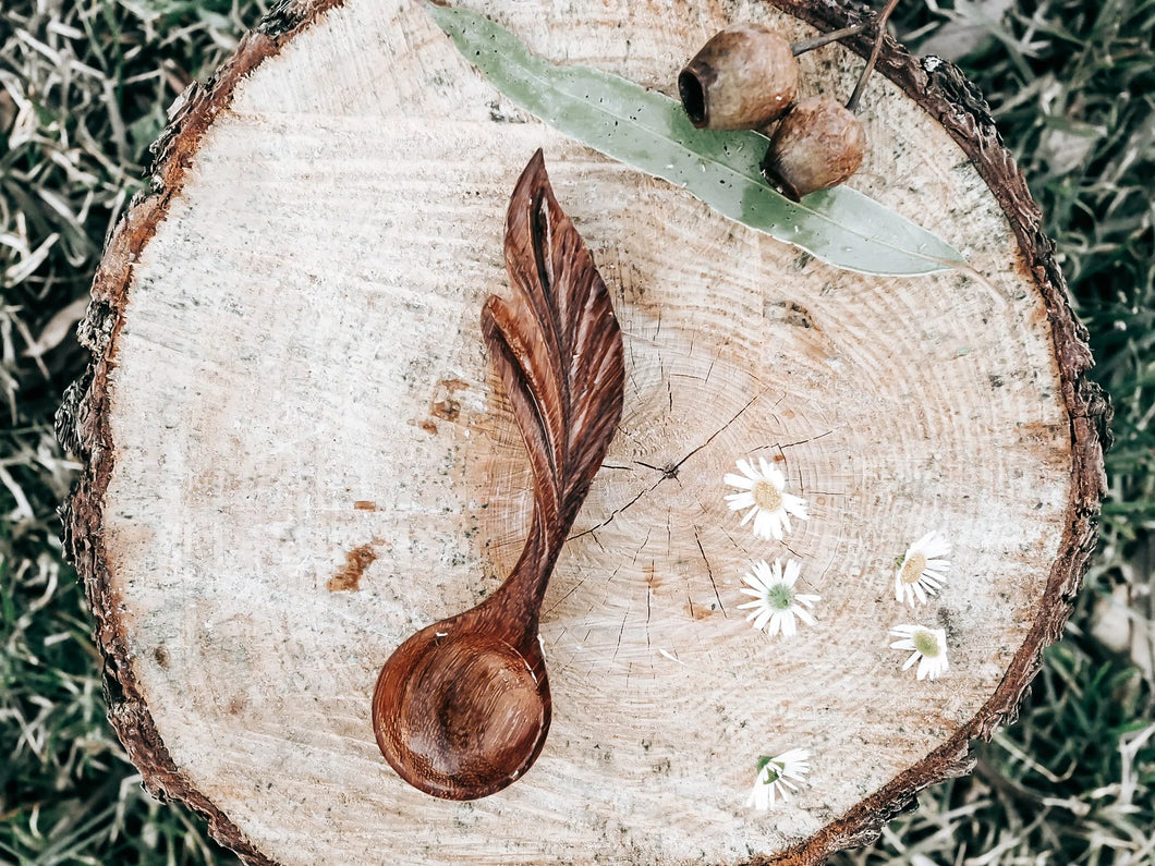 Wooden Floating Leaf Spoon